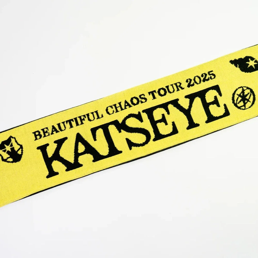 katseye beautiful chaos slogan muffler scarf tour exclusive